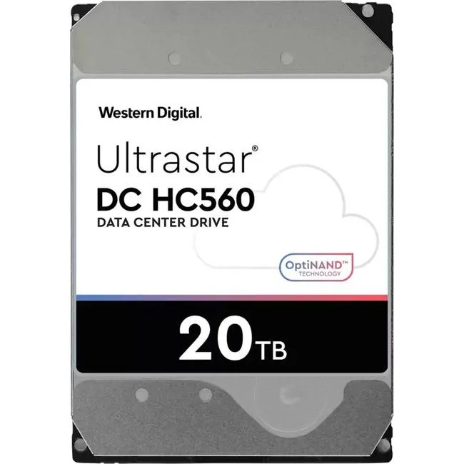Western Digital Ultrastar DC HC560 20 TB 3.5 inch SATA internal hard drive