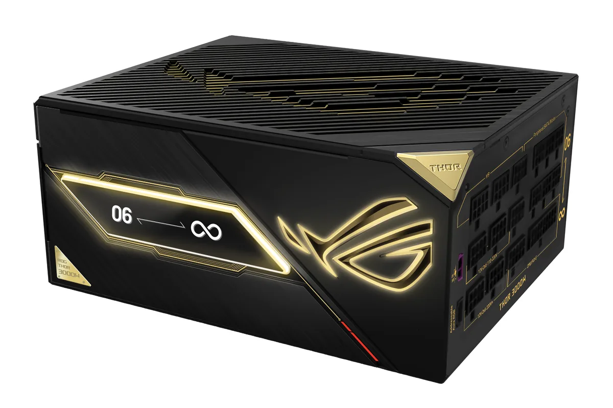 ASUS ASUS ROG-THOR-3000T3-GAMING-20TH 3000 W power supply — product photo