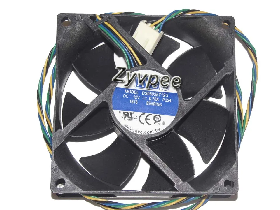 Zyvpee Zyvpee DS08025T12U P224 80x25mm 4-pin case fan — 제품 사진