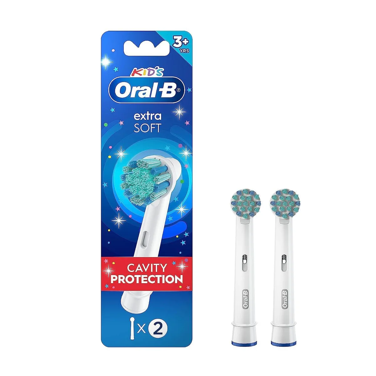  Oral-B EB10S-2 Kids Extra Soft Replacement Brush Heads 2 Count — product photo