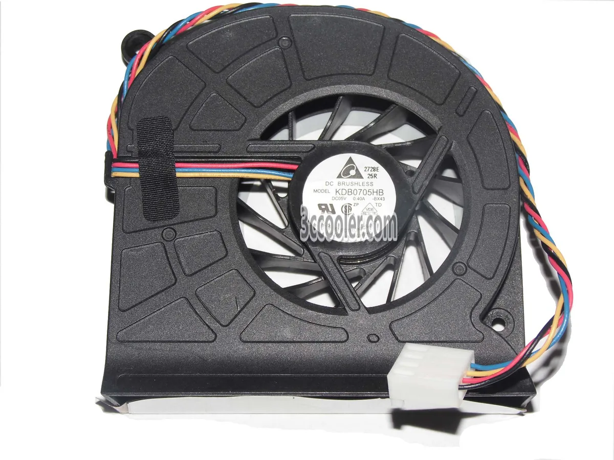 OEM Industries OEM Industries KDB0705HB BX43 BASA0819R5U Wistron23.10393.031 5V .4A 4 Wires 4 Pins Blower CPU cooler — fotografia produsului