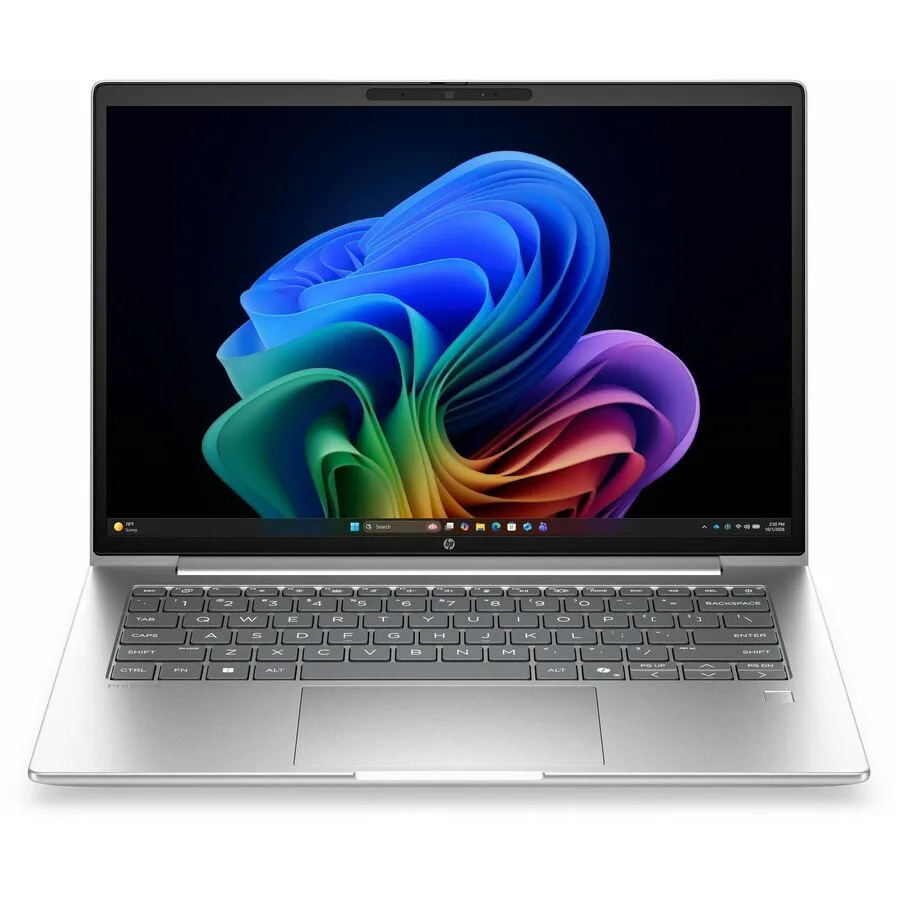 Pike Silver 14 inch touchscreen laptop with webcam