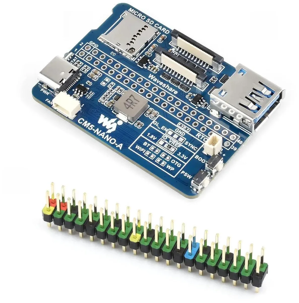 SMUGDESK SMUGDESK CM5-NANO-A Carrier Board for Raspberry Pi Compute Module 5, 55×40mm — foto produk