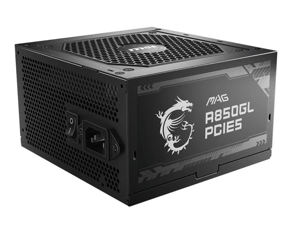 MSI MSI MAG A850GL 306-7ZP8A11-CE0 850 W power supply — photo du produit