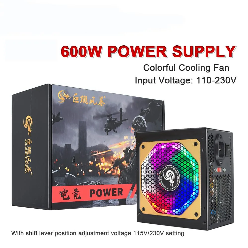 Lemincrash Lemincrash ATX-600W 600W 20+4Pin server power supply — ภาพสินค้า