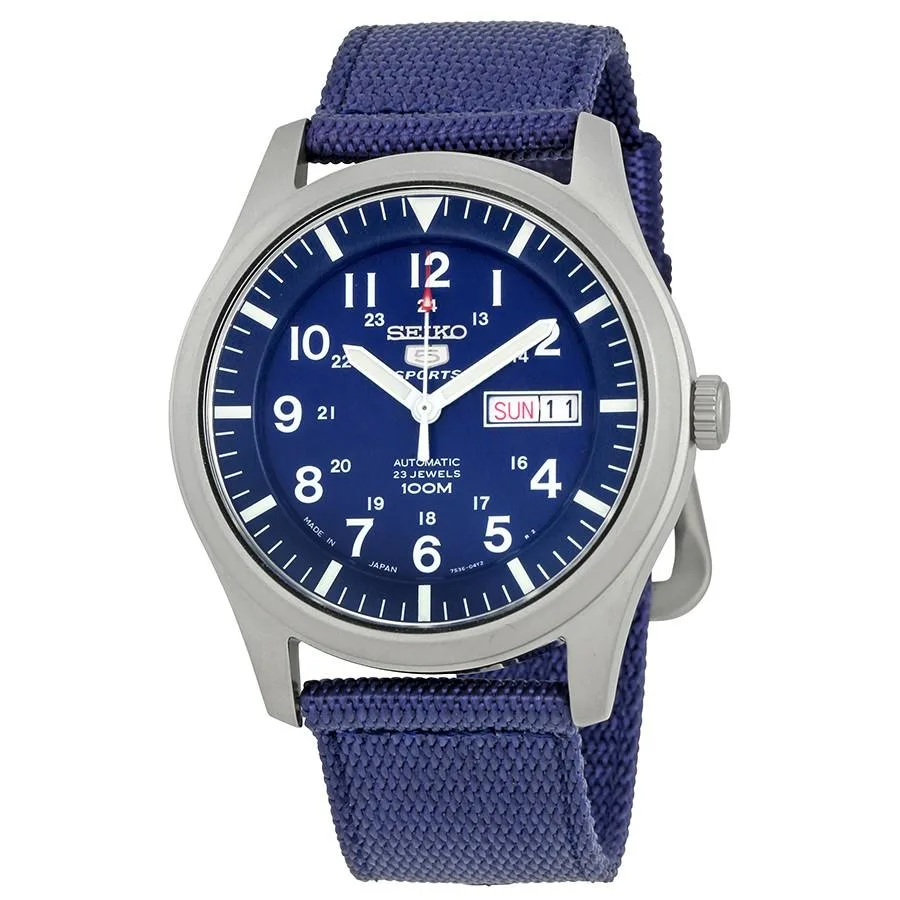 Seiko Seiko 5 Sports SNZG11J1 Blue Automatic Watch — product photo
