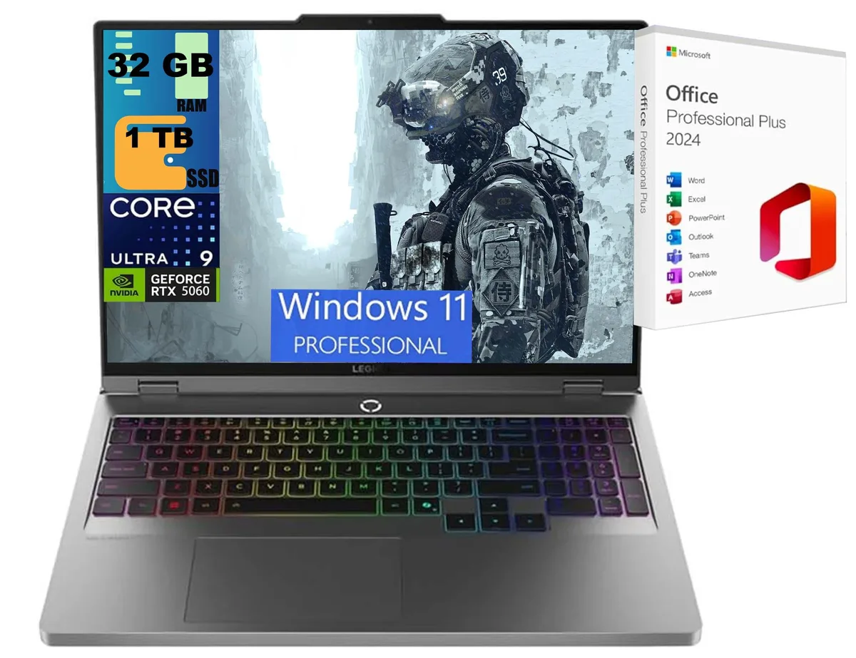 Gray 16-inch gaming laptop closed lid matte finish Lenovo Legion branding