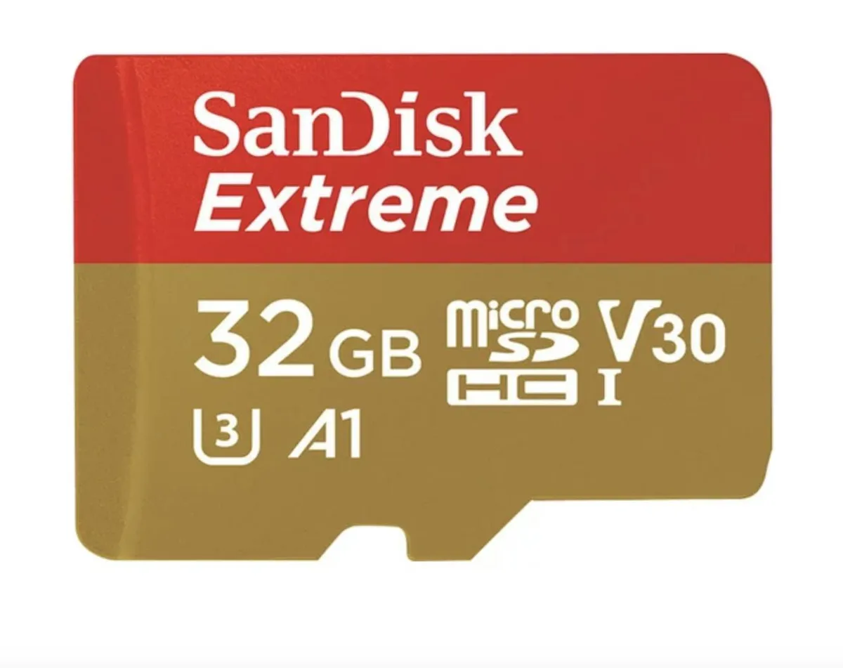 SanDisk SanDisk Extreme MicroSDHC 32GB 100MB/s U3 V30 A1 with adapter — תמונת המוצר