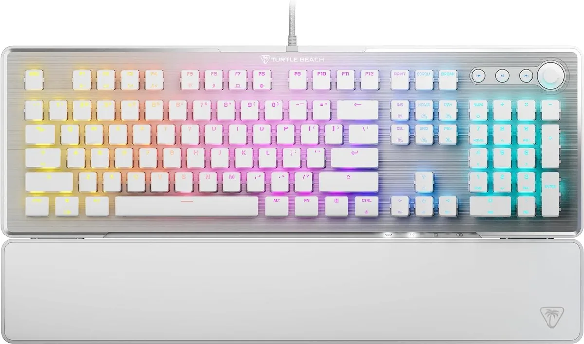 Turtle Beach/Voyetra Turtle Beach Vulcan II Full-Size Gaming Keyboard White — produktbild