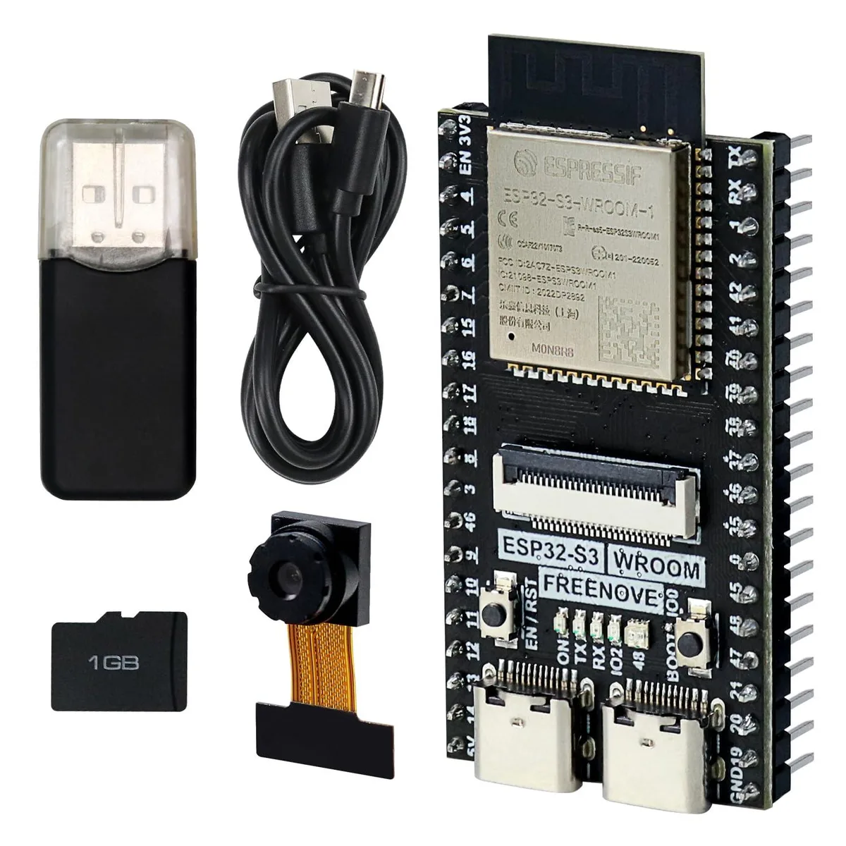 KEHIPI KEHIPI ESP32-S3 CAM Board 240 MHz 8 MB Flash 8 MB PSRAM — produktfoto