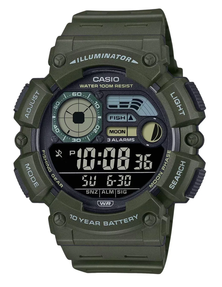 CASIO CASIO WS-1500H-3BV Digital Sports Watch 100m — product photo