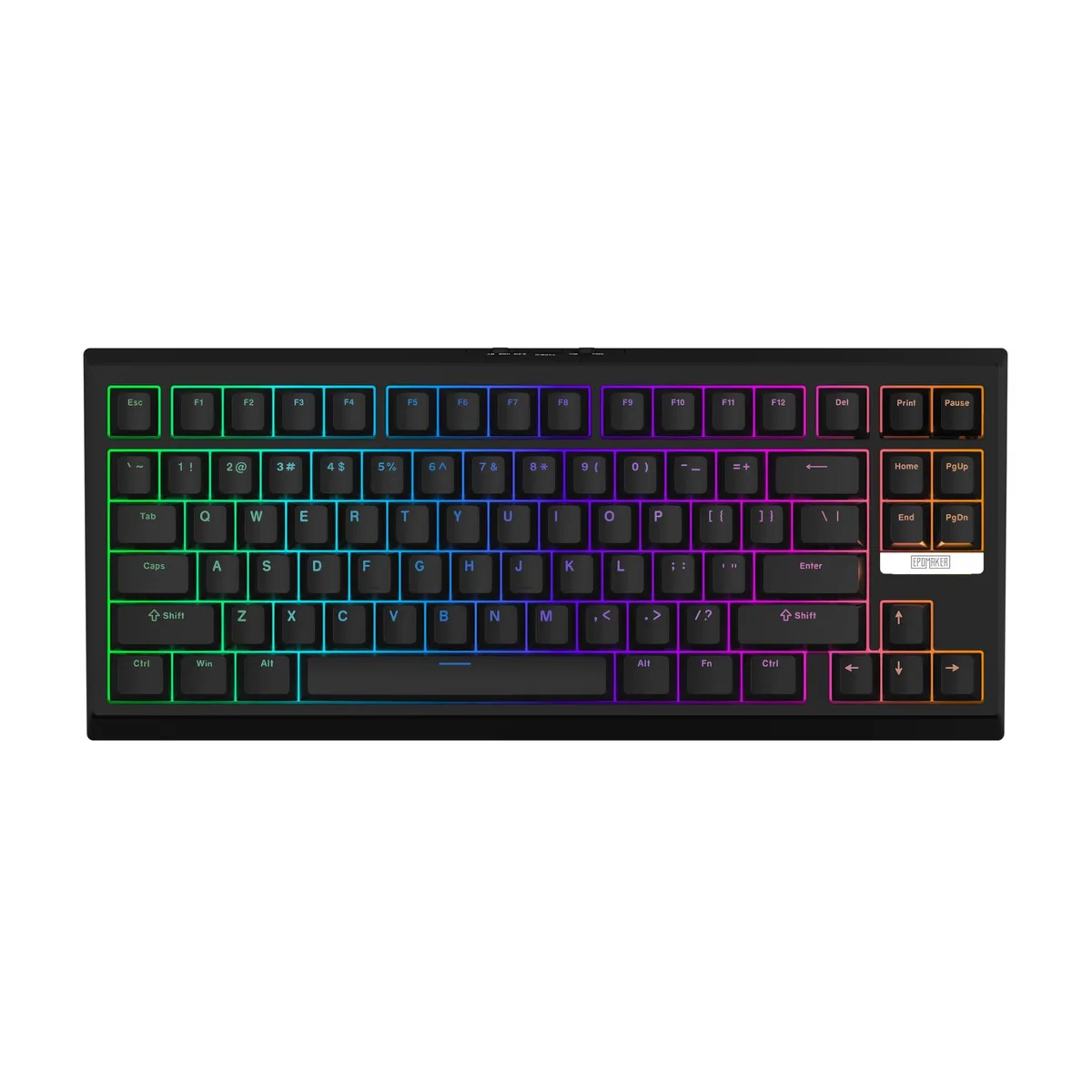 Epomaker Epomaker G84 80% Gaming Keyboard 84 Keys Black Linear Switches RGB Wireless — toote foto