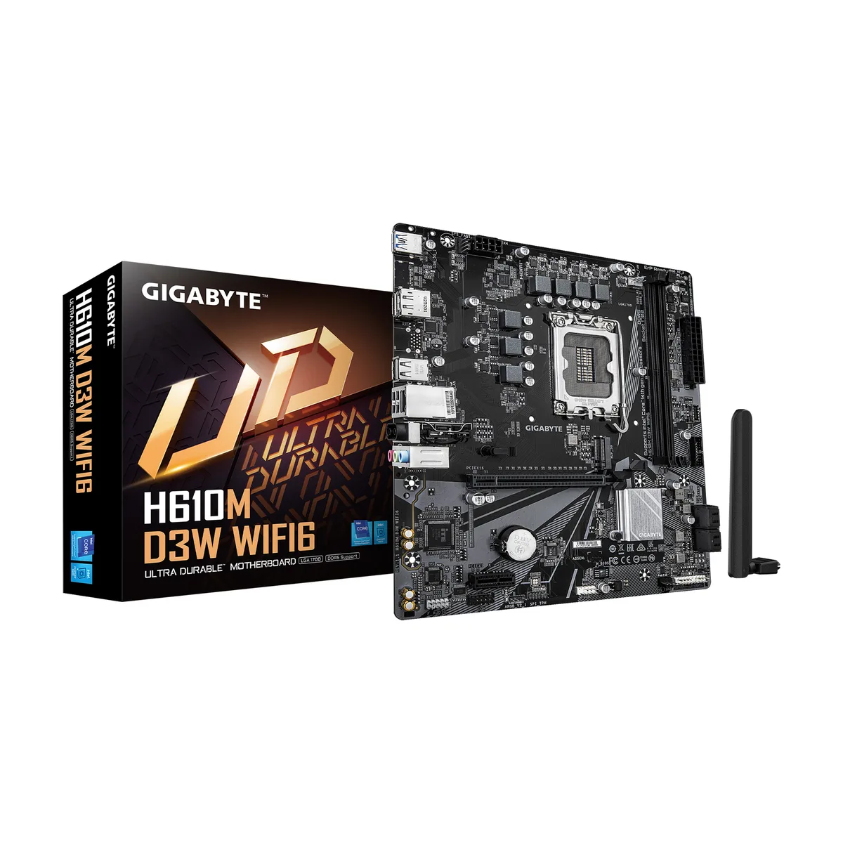 GIGABYTE GIGABYTE H610M D3W WIFI6 Intel motherboard — product photo