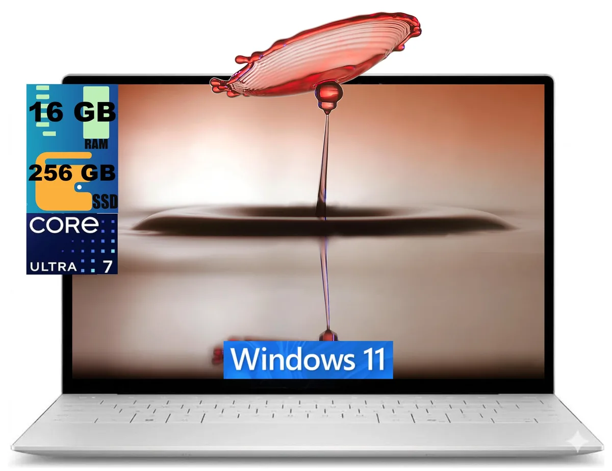 DELL DELL XPS 13 9350 AI laptop 13.4" 120Hz Intel Core Ultra 7 256V 16GB DDR5 256GB — photo du produit