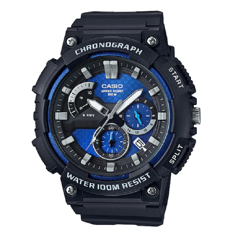CASIO CASIO MCW200H-2AV watch 53mm 100m water resistance — снимка на продукта