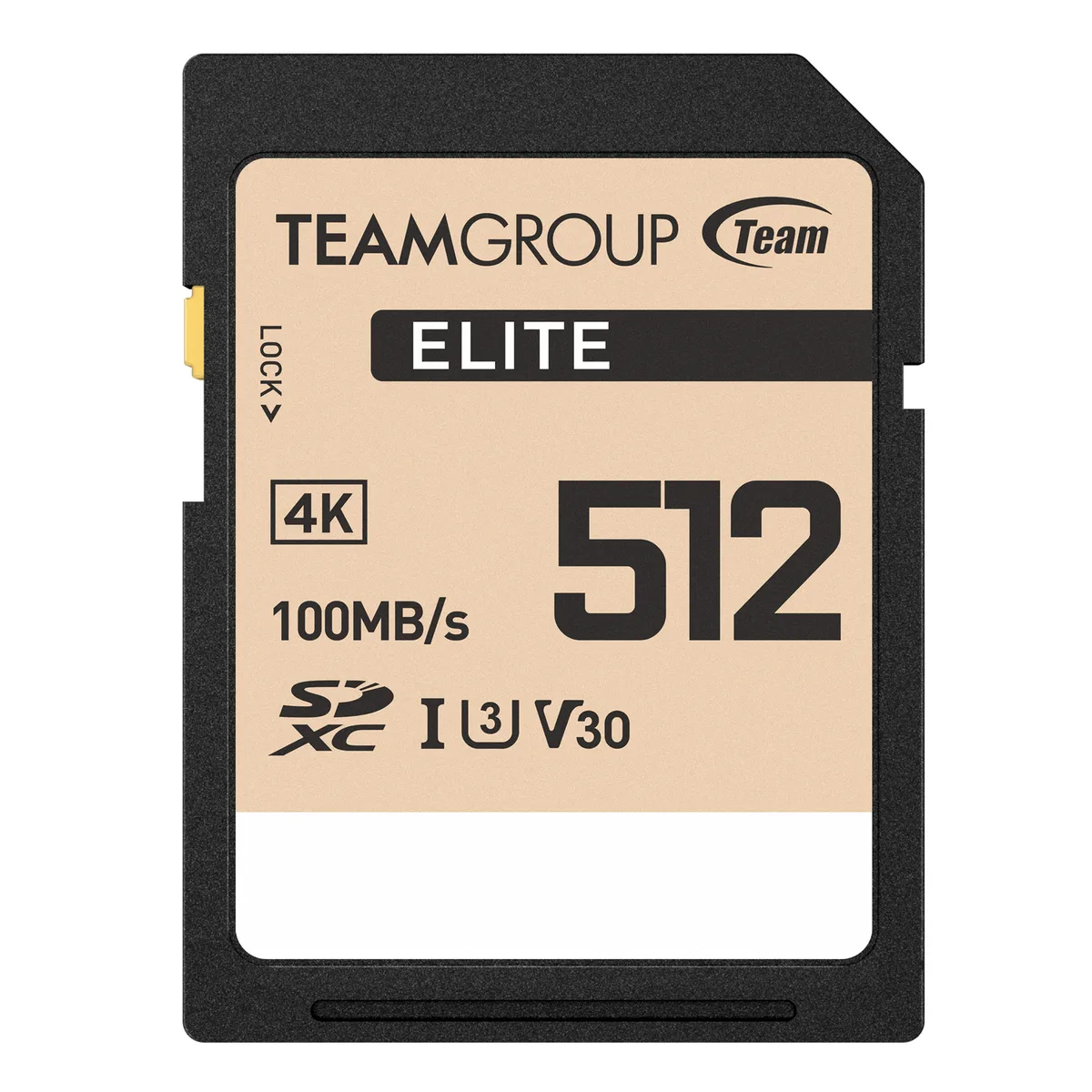 Team Group Team Group TESDXC512GIV30P69 512GB Elite SDXC UHS-I U3 V30 memory card — product photo
