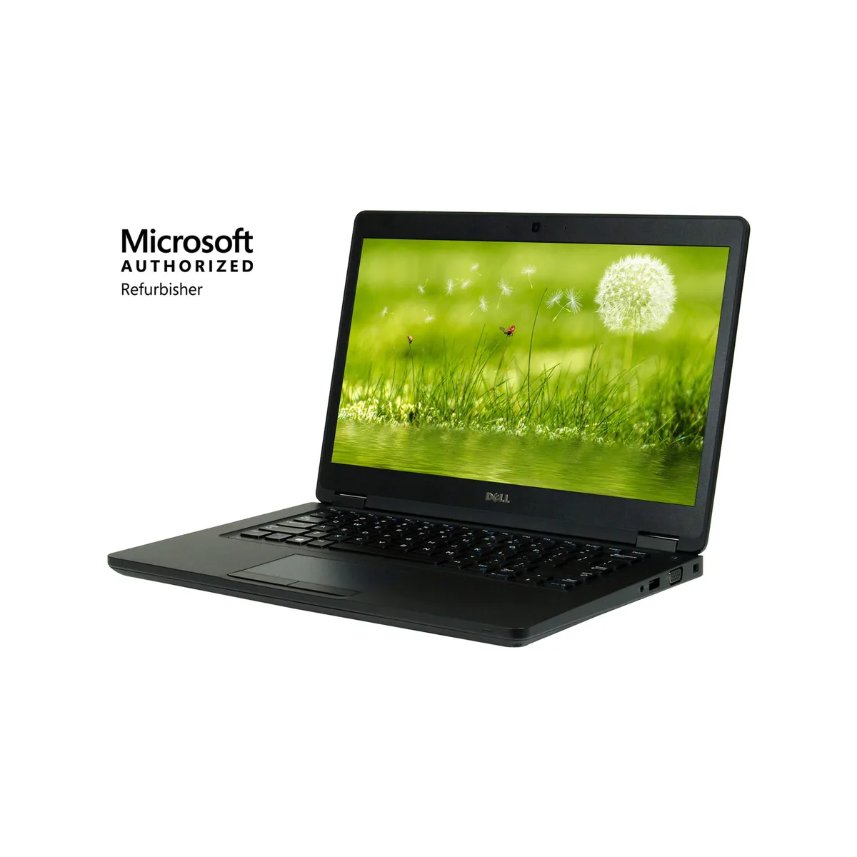 Silver Dell Latitude 5480 laptop closed showing lid and hinge