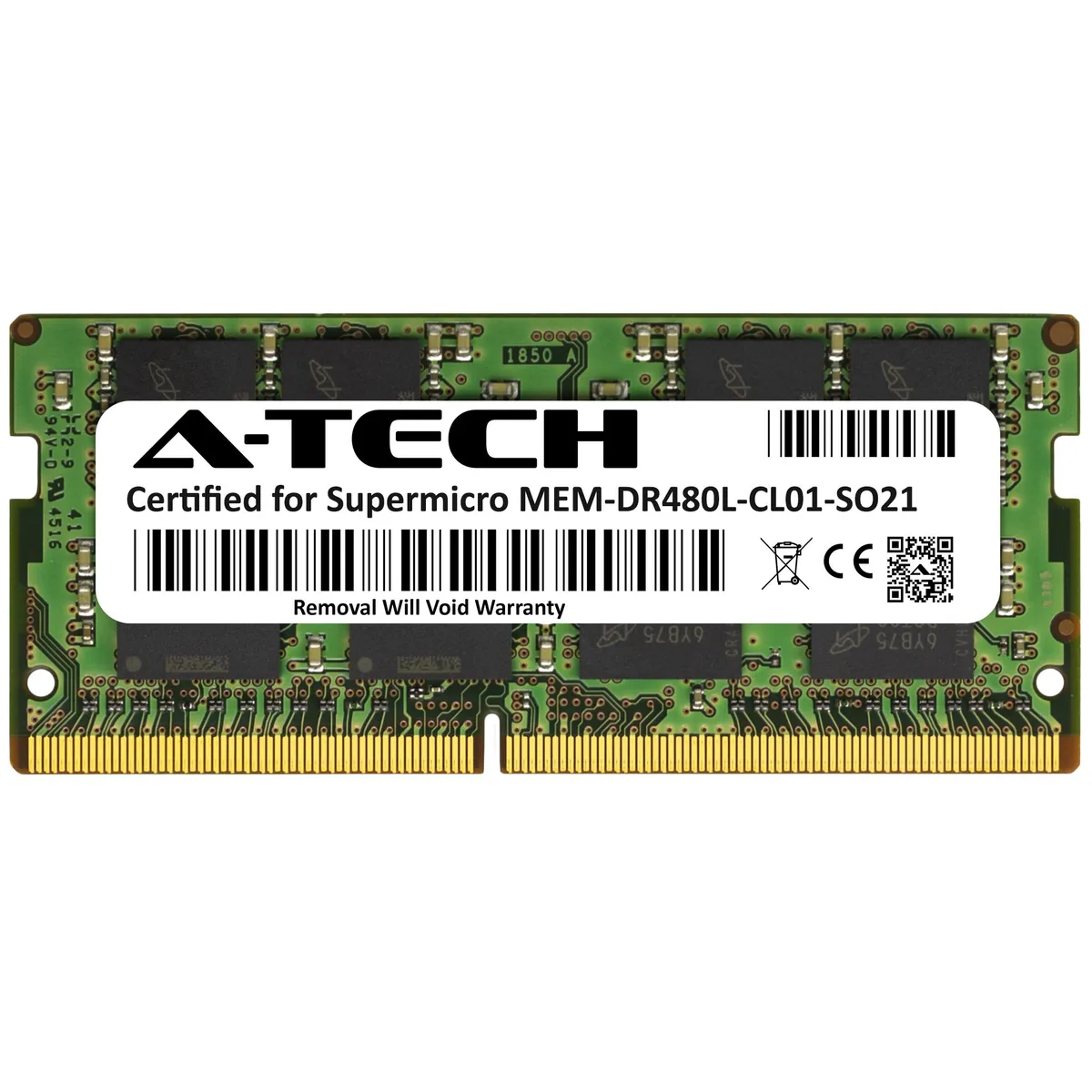 A-Tech A-Tech Supermicro Certified 8GB DDR4 2133MHz CL15 260-Pin SODIMM laptop RAM — תמונת המוצר
