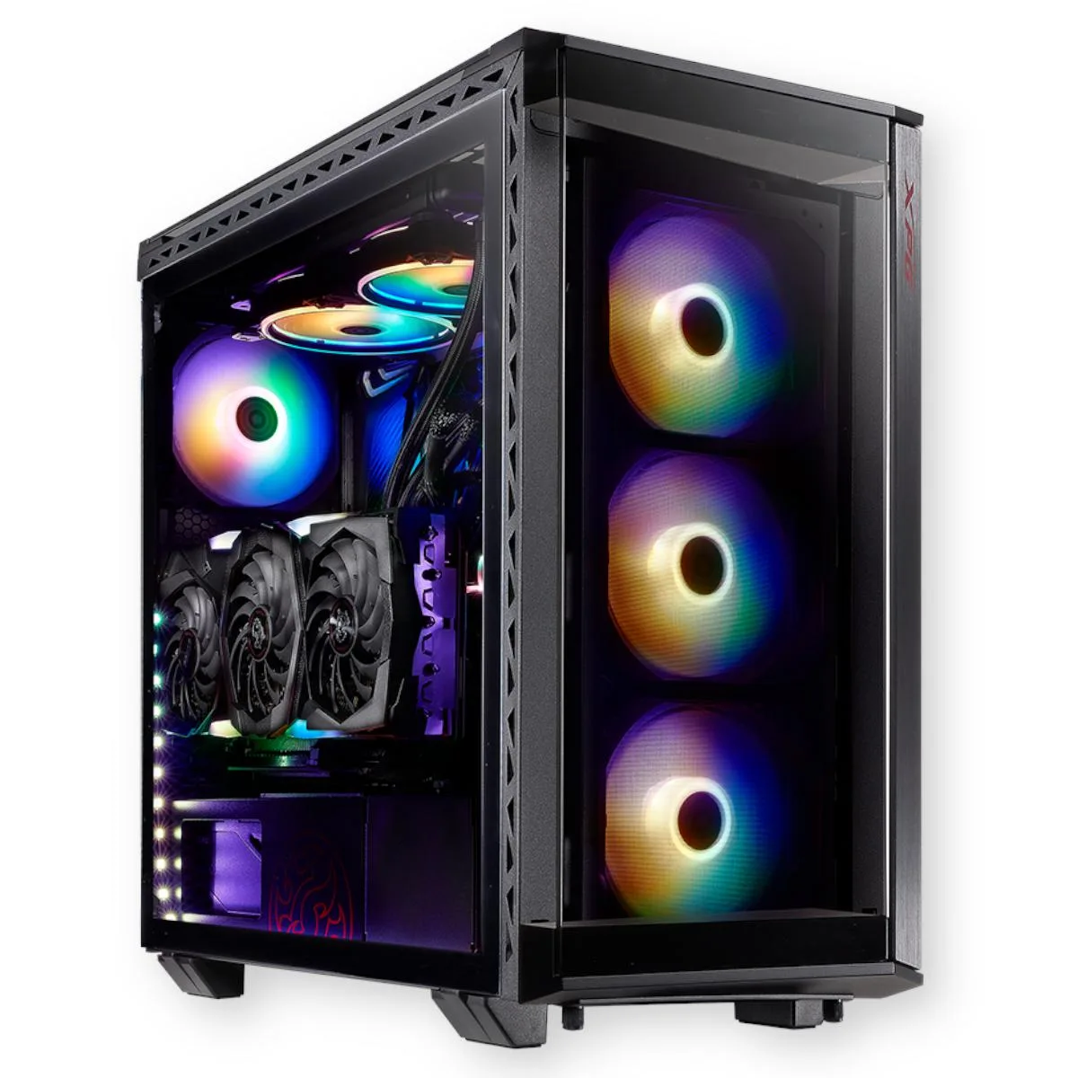 XPG XPG BATTLECRUISER ATX Super Mid Tower Case Black — photo du produit