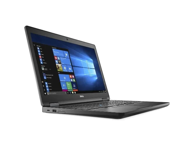 Silver Dell Latitude 5580 15.6 inch laptop closed view