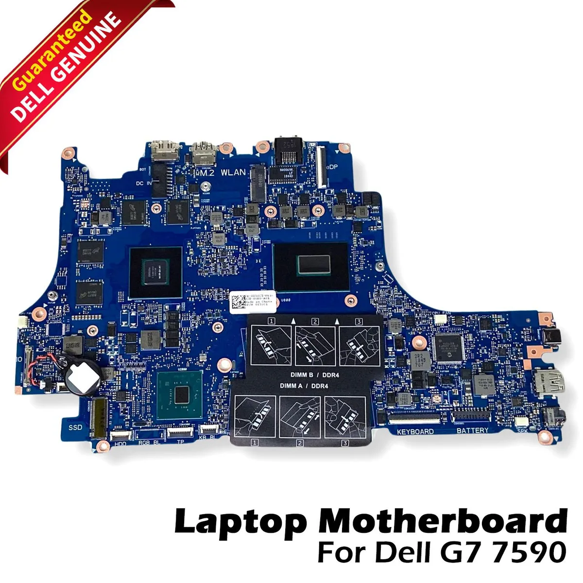 DELL DELL G7 7590 Motherboard i5-8300H 2.3 GTX 1050Ti T5XC1 — 商品照片