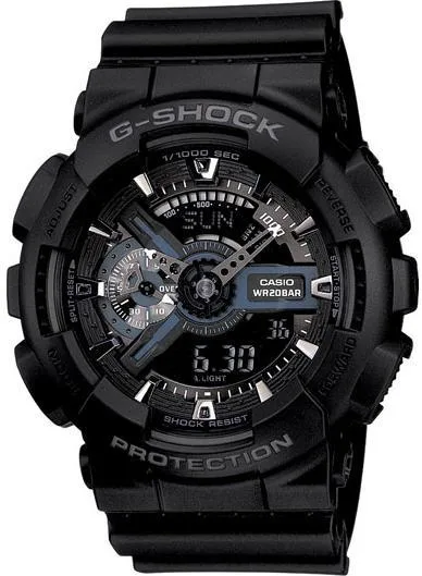 CASIO CASIO GA110-1B G-Shock Analog-Digital Watch 51mm Black Resin — product photo