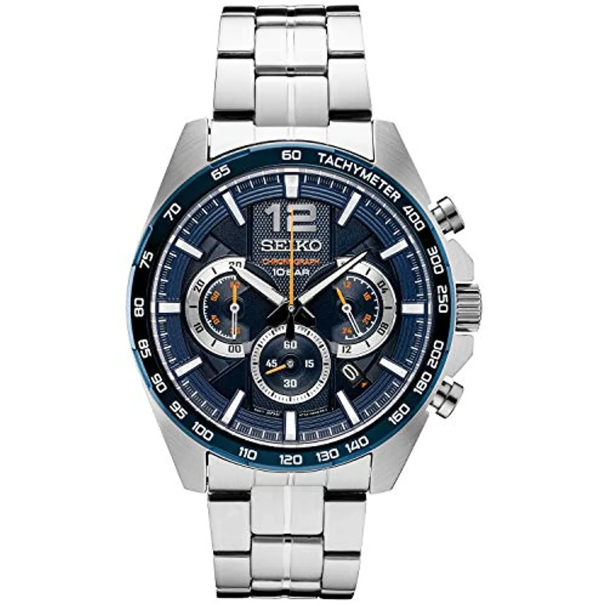 Seiko Seiko SSB345 44mm Blue Dial Chronograph Watch — product photo