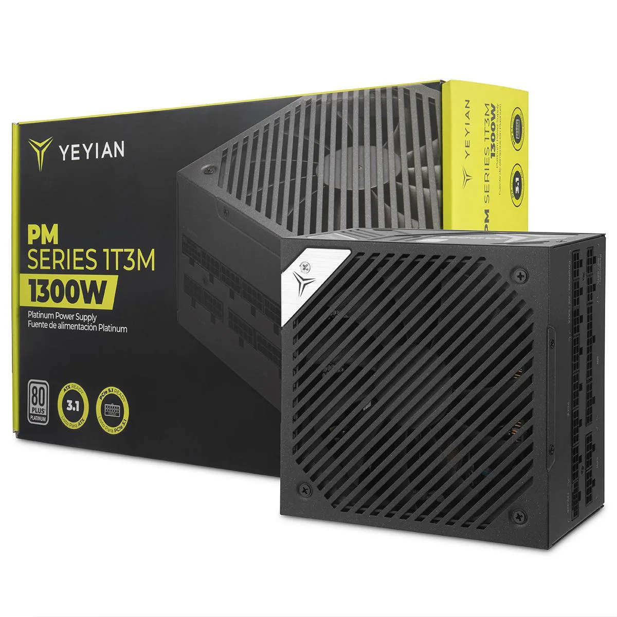 YEYIAN YEYIAN YFT-1T33M-P1 1300W Fully Modular ATX 3.1 80 Plus Platinum Power Supply — product photo