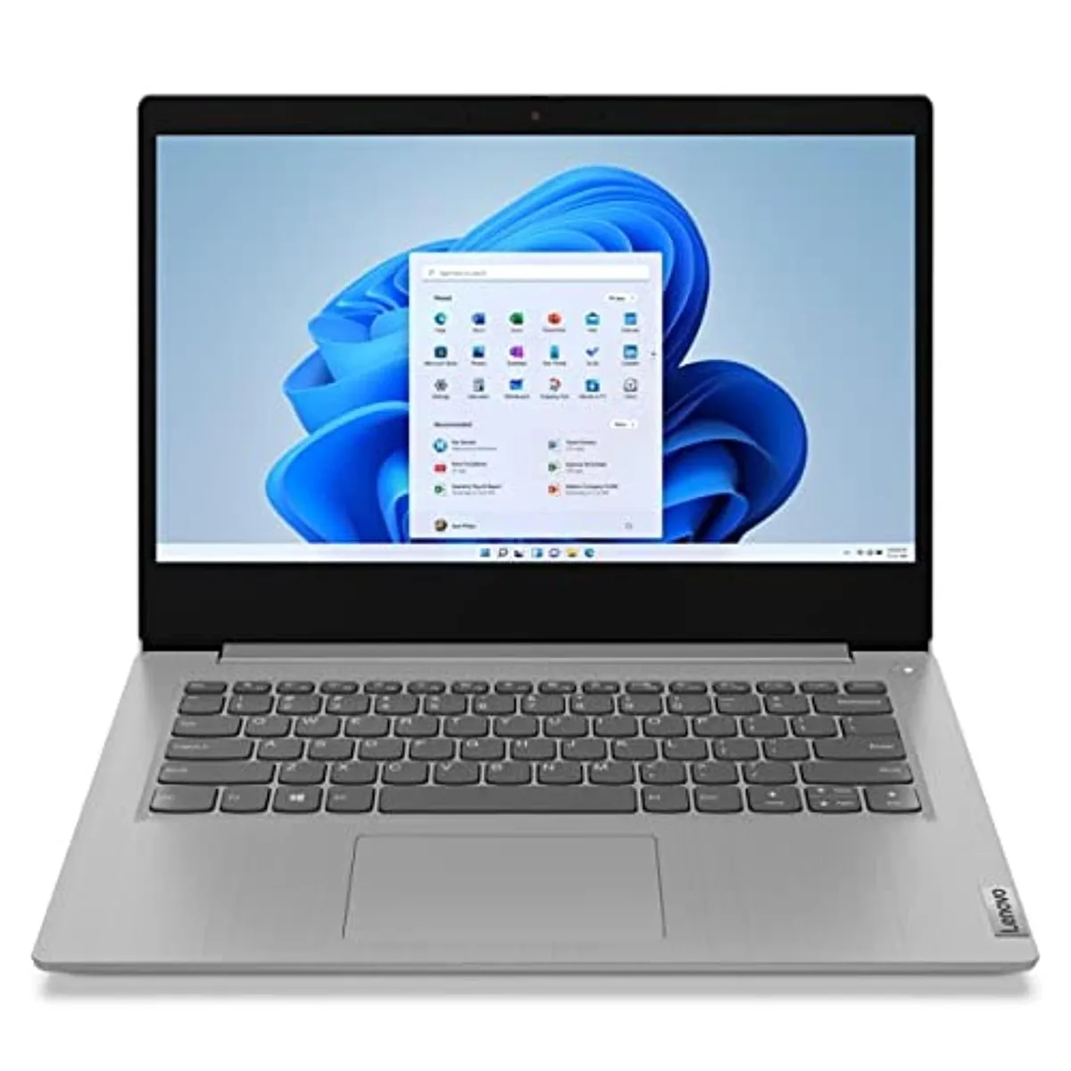 Platinum Grey 14 inch laptop closed lid view