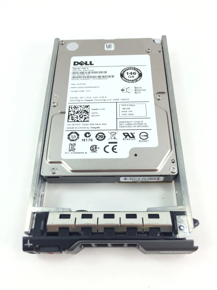 DELL DELL 146GB 15000 RPM SAS 2.5" internal hard drive ST9146853SS — foto del producto