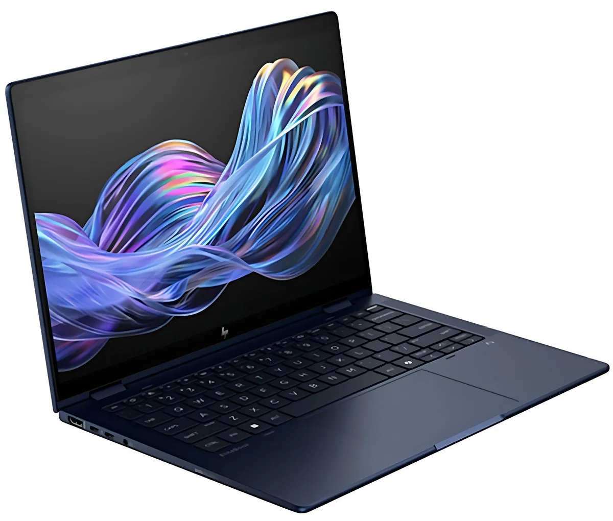 Silver 14 inch laptop with HP EliteBook branding