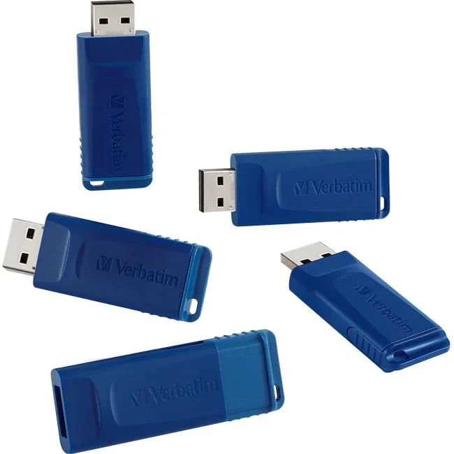 VERBATIM VERBATIM 99810 16GB USB 2.0 Flash Drive Blue 5 Pack — 商品照片