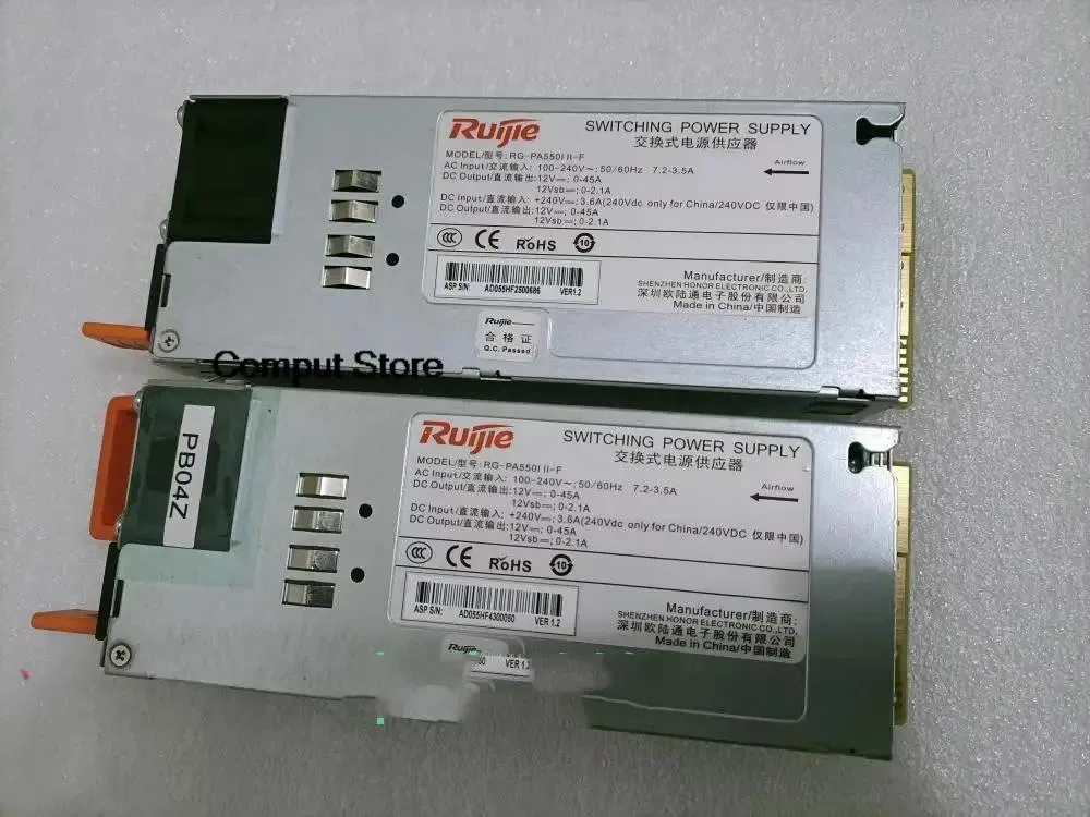 KHACHIMO KHACHIMO RG-PA550I II-F 550W AC Power Module RG-S6120-48XS8CQ — product photo