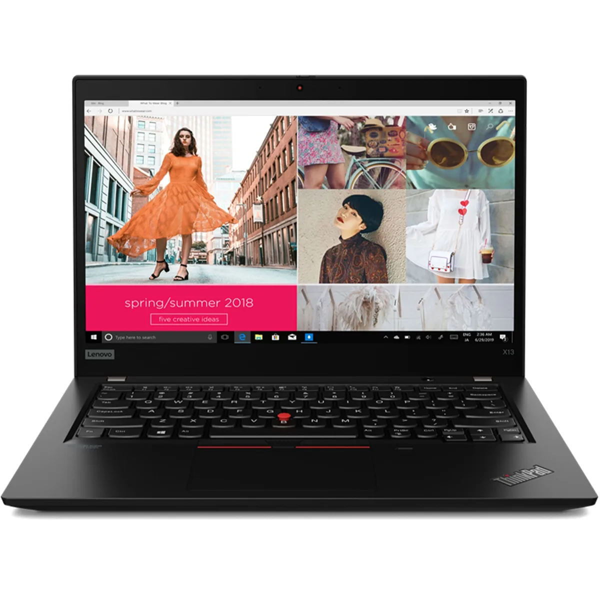 Lenovo Lenovo NBR-LE-X13_I510310U_16_256 laptop i5-10310U 16GB 256GB 13.3" Touchscreen — product photo