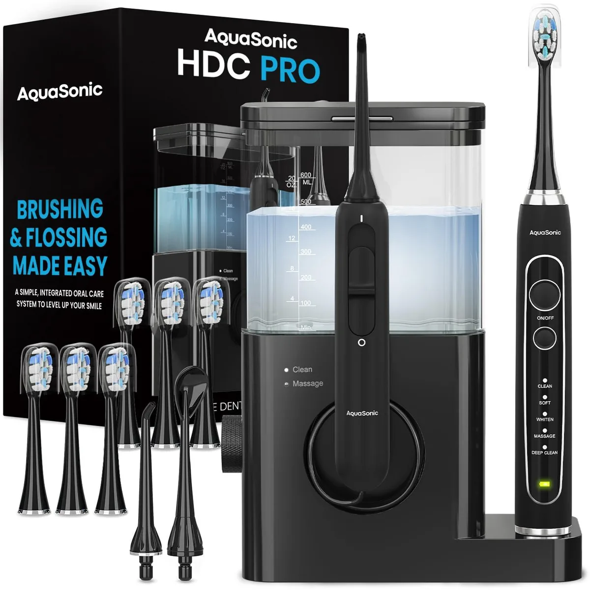  Panasonic Home Dental Center PRO AS-HDCS-PRO2 Black 600ml 50000 vibrations oral care — foto produk
