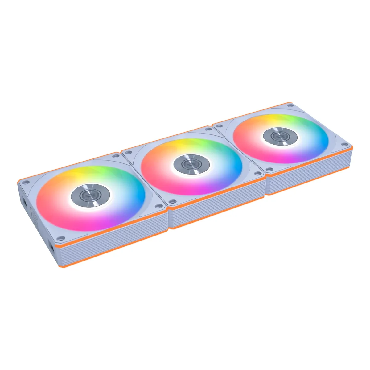 Lian Li Lian Li UNI FAN CL Flex 120 mm Reverse Blade ARGB Case Fan 3 Pack Controller White — termékfotó