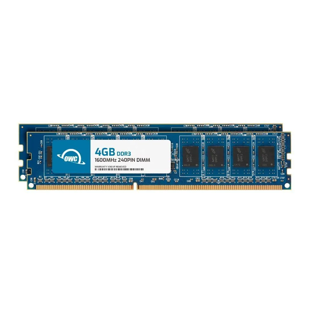 OWC OWC 8GB (2x4GB) DDR3L 1600 PC3L-12800 CL11 2Rx8 240-pin 1.35V Desktop RAM — product photo