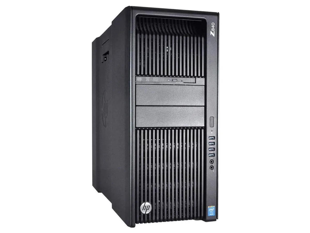 HP HP Z840 workstation Xeon E5-2687W v3 3.10GHz 10-core 48GB DDR4 256GB SATA SSD 1TB HDD Quadro K2200 4GB — 商品写真