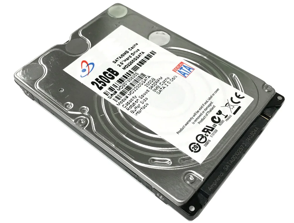 GoHardDrive GoHardDrive 250GB 5400RPM 8MB 2.5" SATA 3.0Gb/s laptop hard drive — 商品写真