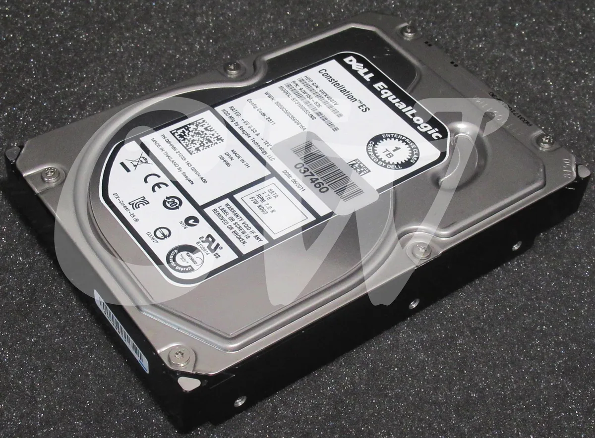 DELL DELL EQL 2HR85 1TB 7200RPM 3Gbps SATA 3.5" internal hard drive — 商品写真
