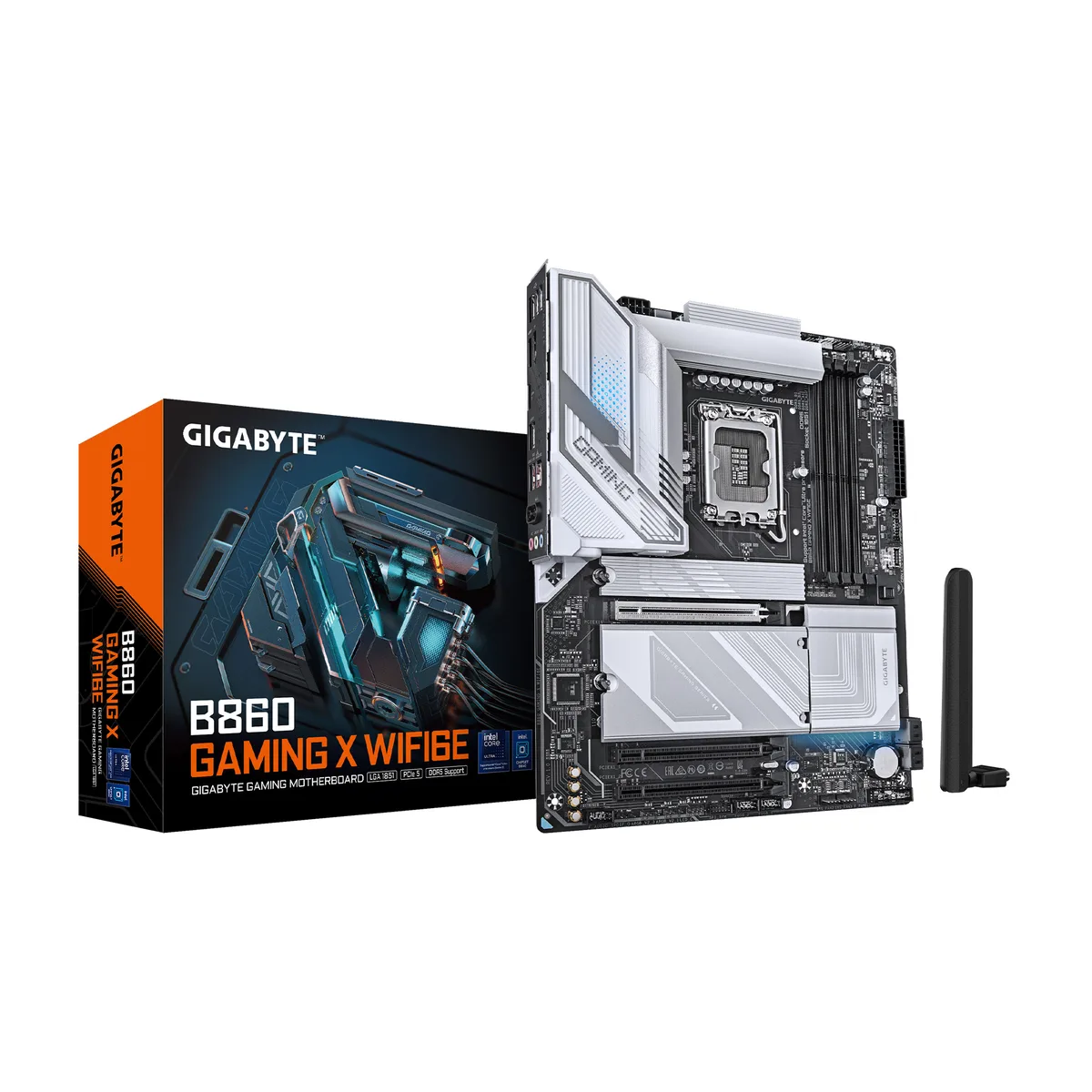 GIGABYTE GIGABYTE B860 GAMING X WIFI6E Intel Core Ultra Series 2 LGA 1851 motherboard — product photo
