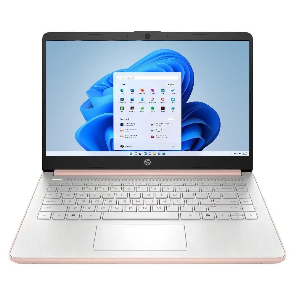 HP HP 14-dq6015dx laptop, Intel Core N150, 4GB DDR4, 128GB eMMC, Windows 11 Pro — photo du produit