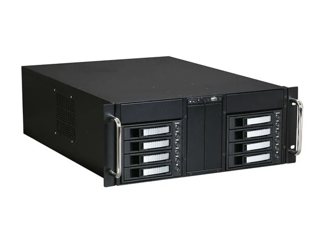 iStarUSA Inc. iStarUSA Inc. D-410B8SA-SILVER 4U rackmount server chassis — 商品写真