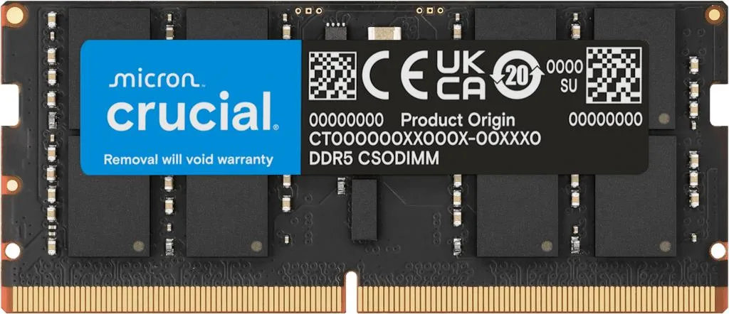 Crucial Crucial CT16G64C52CS5 16GB DDR5-6400 CSODIMM laptop RAM — foto del producto
