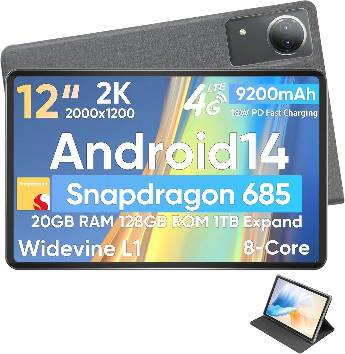 N-one N-one NPad Ultra Tablet Snapdragon 685 12.0" 128GB — 商品写真