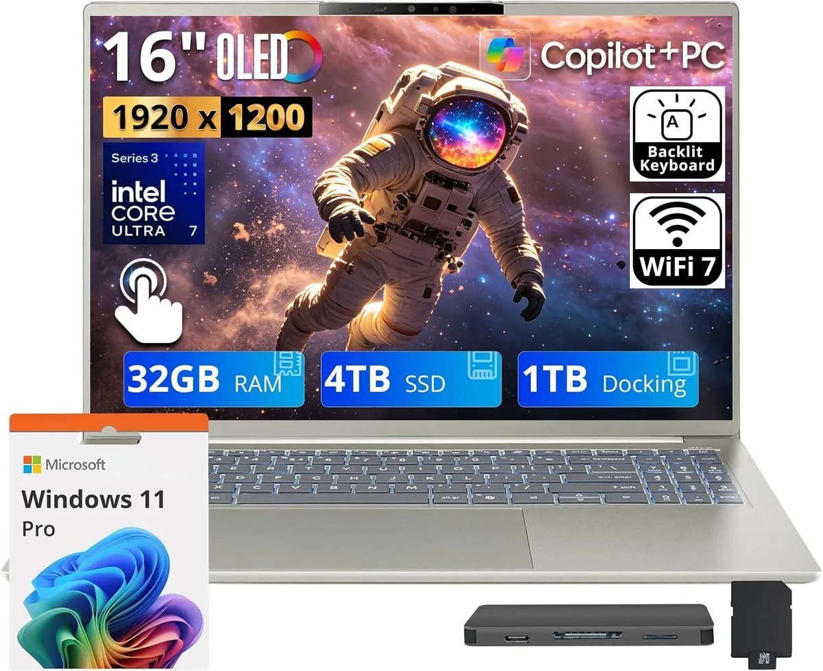 Acer America Acer America Swift Go 16 AI 16" 2K Touch business laptop Intel Core Ultra 7 355 32GB 5TB Silver — 商品写真