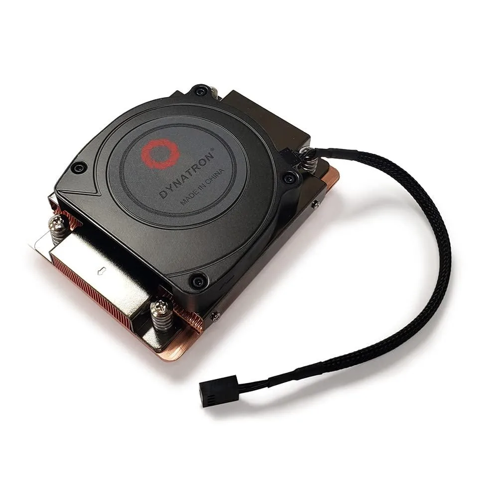 Dynatron A42 copper skived fin side blower CPU cooler for AMD AM4/AM5
