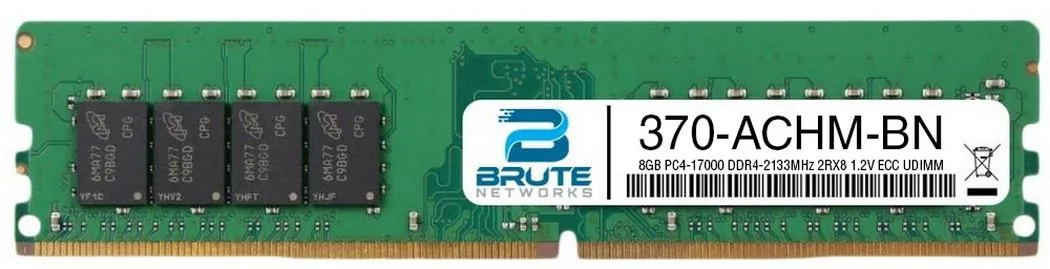 Brute Networks Brute Networks 370-ACHM-BN 8GB DDR4 2133 ECC UDIMM 2Rx8 CL15 1.2V — product photo