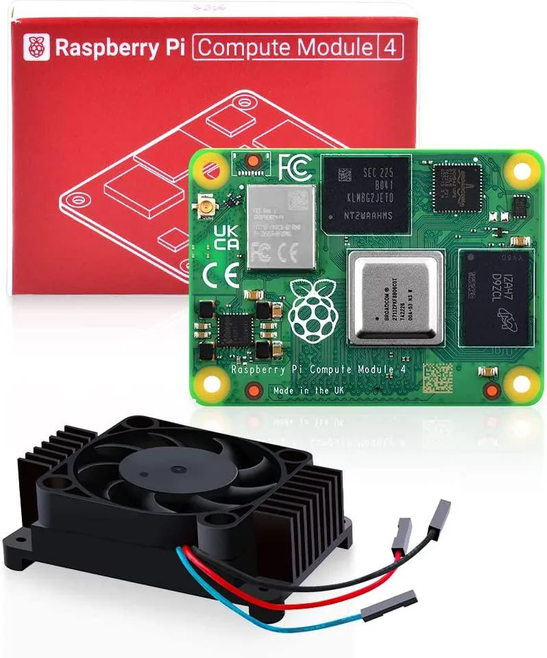 ENVEL ENVEL Compute Module 4 8GB 32GB eMMC with Heatsink PWM Fan — 商品照片