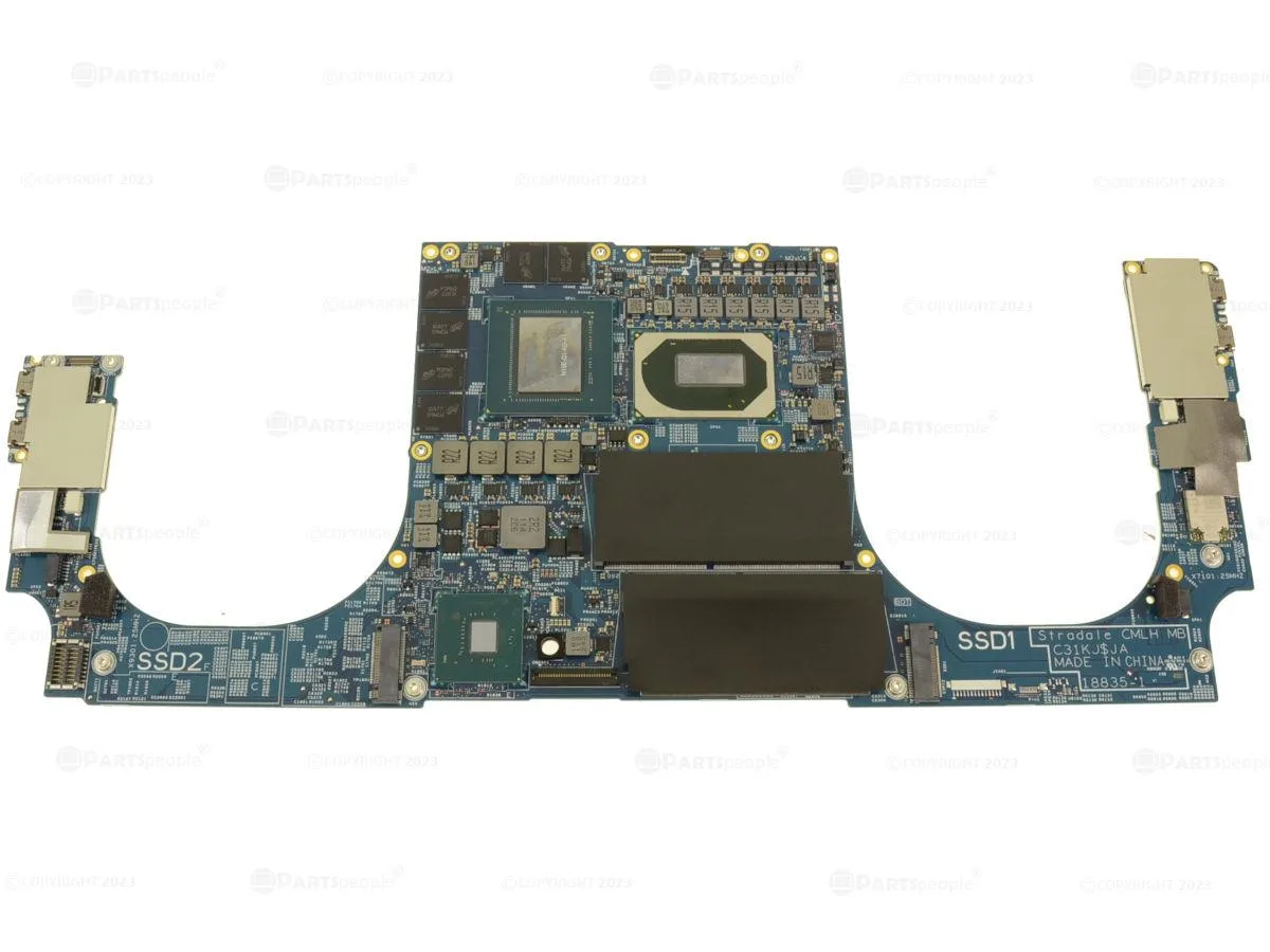 DELL DELL Precision 5750 Motherboard Xeon W-10855M RTX 3000 K7XXD — product photo